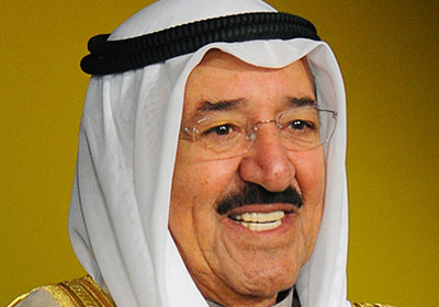 أمير الكويت الشيخ صباح الأحمد الصباح الأحد